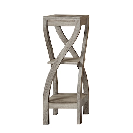 Monarch Specialties Accent Table - 32"H / Dark Taupe I 2480